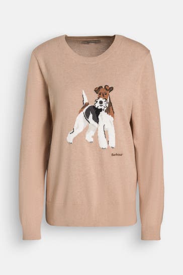 BARBOUR Strickpullover beige