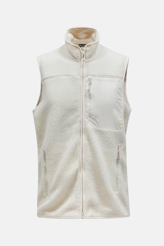 PEAK PERFORMANCE Fleece-Weste ecru