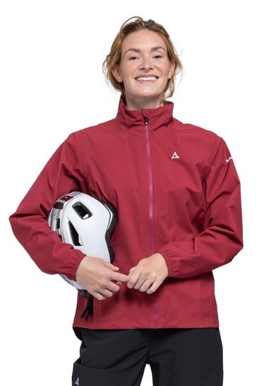 SCHÖFFEL Hardshelljacke 'Lurbek' weinrot