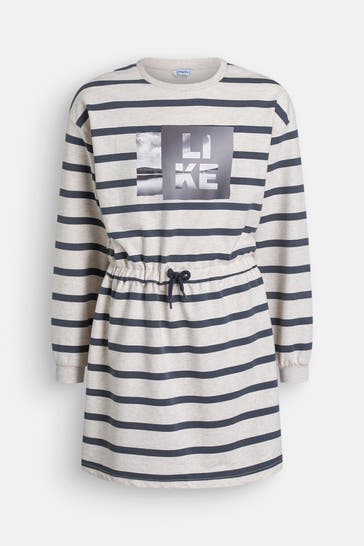 MAYORAL Jersey-Kleid gestreift