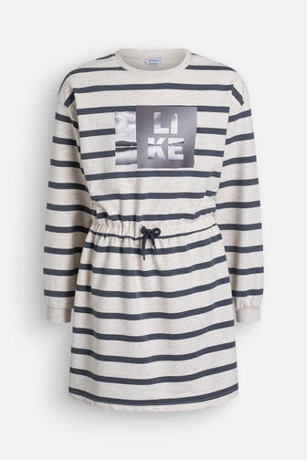 MAYORAL Jersey-Kleid gestreift