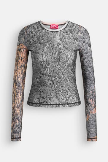 DIESEL Longsleeve gemustert