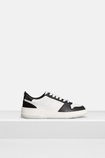 FERRAGAMO Leder-Sneaker 'Dennis' mehrfarbig