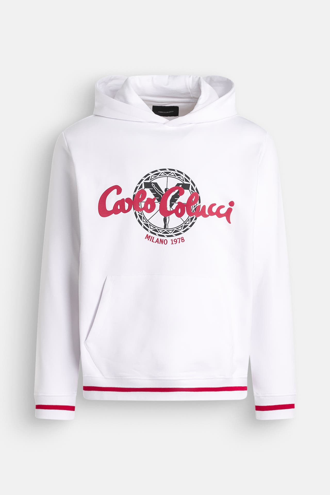 CARLO COLUCCI Hoodie weiß, Bild 1