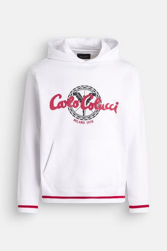 CARLO COLUCCI Hoodie weiß