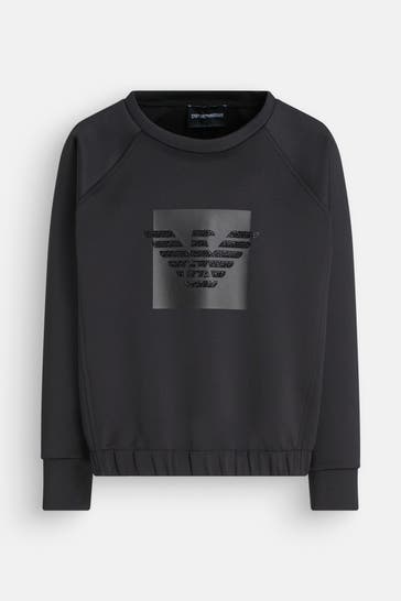 EMPORIO ARMANI Sweatshirt 'Felpa' schwarz