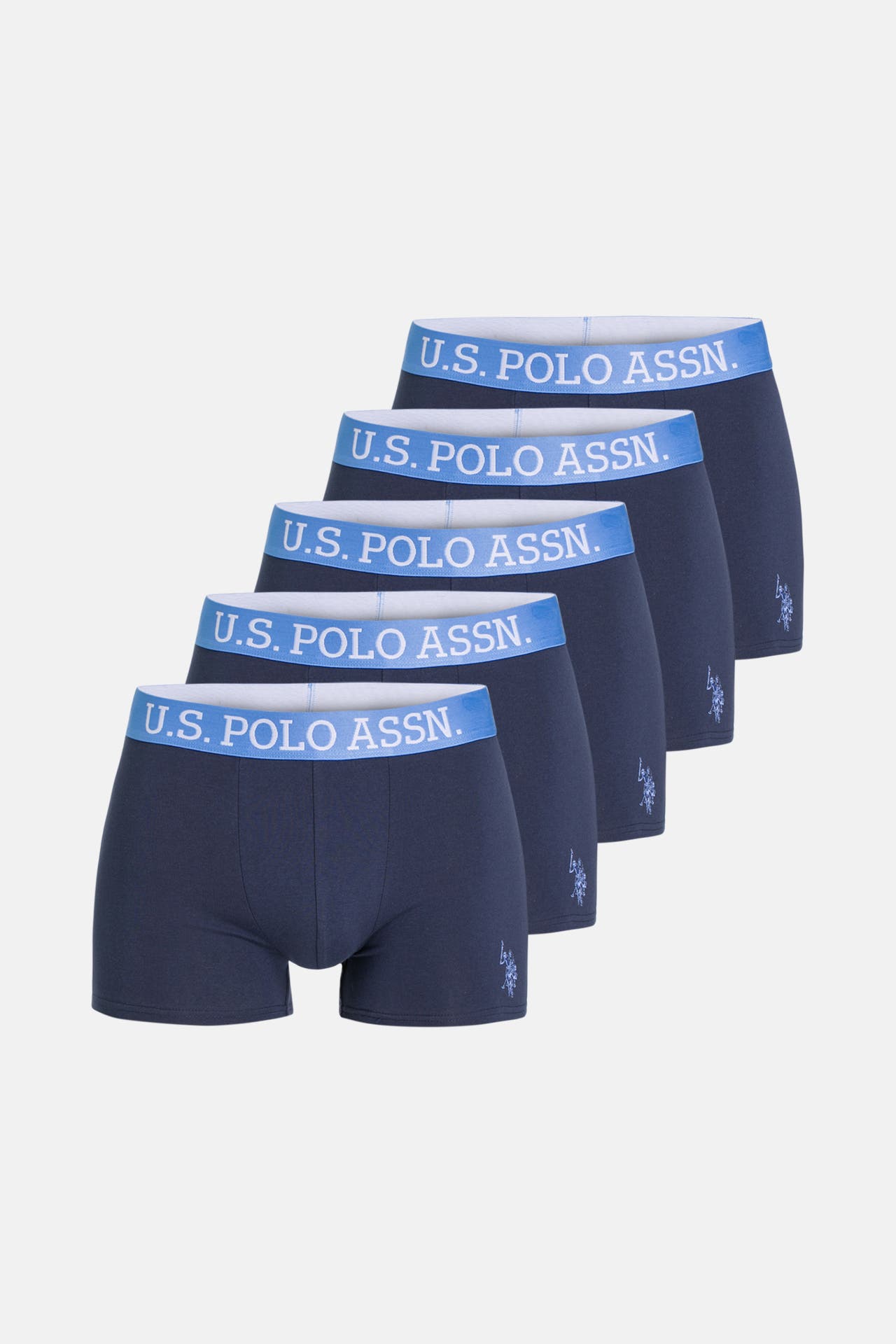 U.S. POLO ASSN. 5er-Pack Boxer Trunks 'Retro' navy, Bild 1