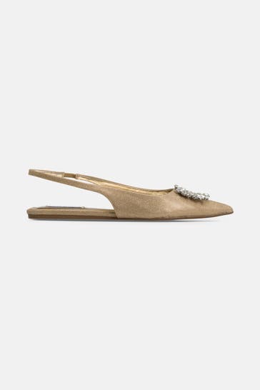 STEVE MADDEN Sling-Ballerinas 'Calista' gold