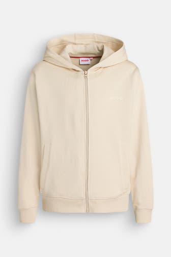 HUGO Sweatjacke beige