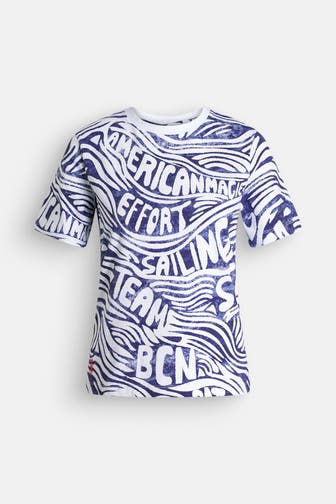 DESIGUAL T-Shirt 'Copamerica' gemustert
