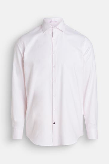 HECHTER Paris Casual-Hemd 'Shark' hellrosa