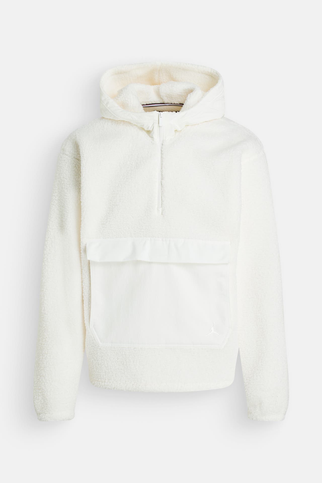NIKE Fleece-Troyer ecru, Bild 1