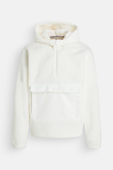 NIKE Fleece-Troyer ecru