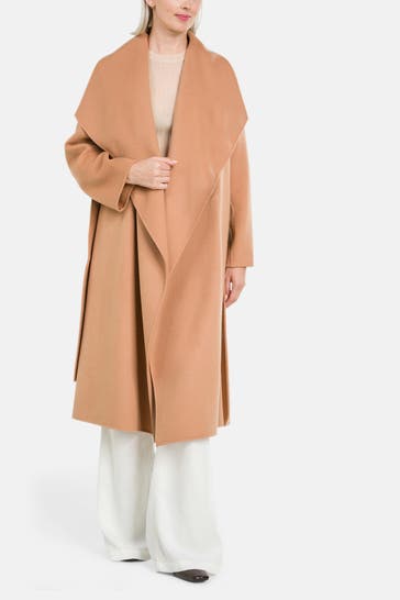 IVY OAK Wollmantel braun