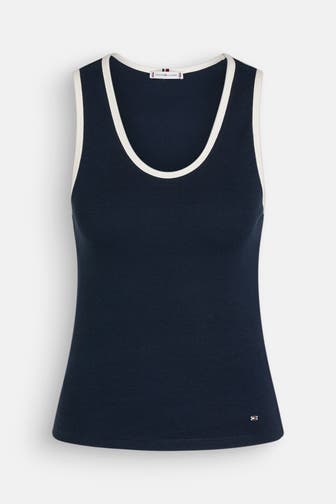 TOMMY HILFIGER Top dunkelblau