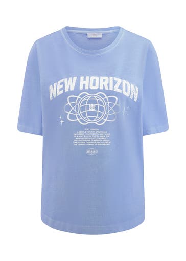 RIANI Pigeon-blue T-Shirt