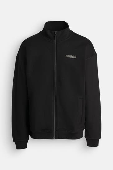 GUESS Sweatjacke schwarz