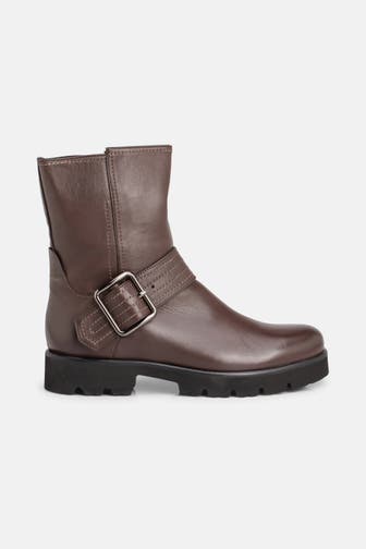 DONNA CAROLINA Biker-Boots 'Zoe' dunkelbraun