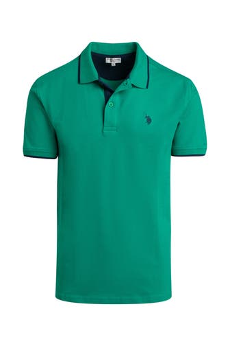 U.S. POLO ASSN. Polo-Shirt 'Barney' grün