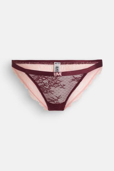 LOVE STORIES Slip 'Wild Rose' zweifarbig