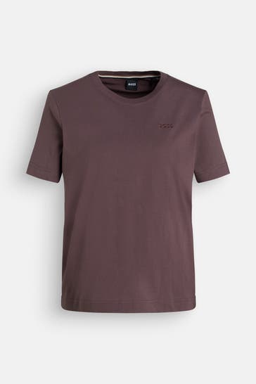 BOSS T-Shirt 'Ecosa' rotbraun