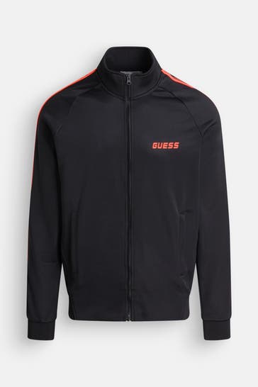 GUESS Sweatjacke 'Kristof' zweifarbig