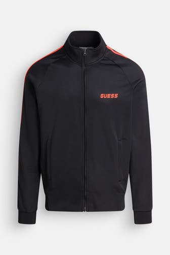GUESS Sweatjacke 'Kristof' zweifarbig