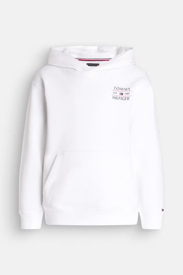 TOMMY HILFIGER Hoodie weiß