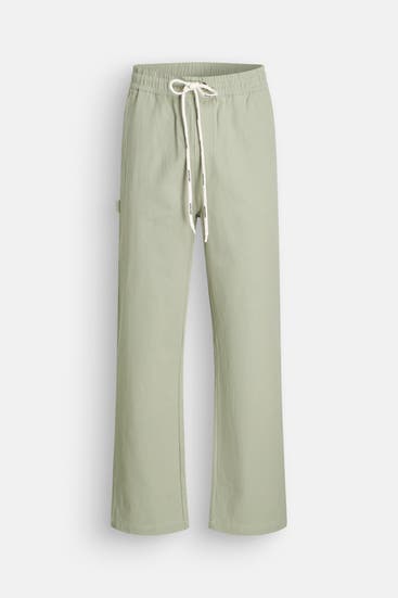 WRSTBHVR - Stoffhose 'Elvin' lindgrün