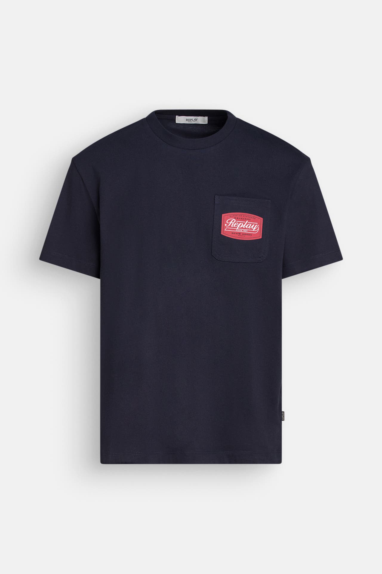 REPLAY T-Shirt '34aug' nachtblau, Bild 1