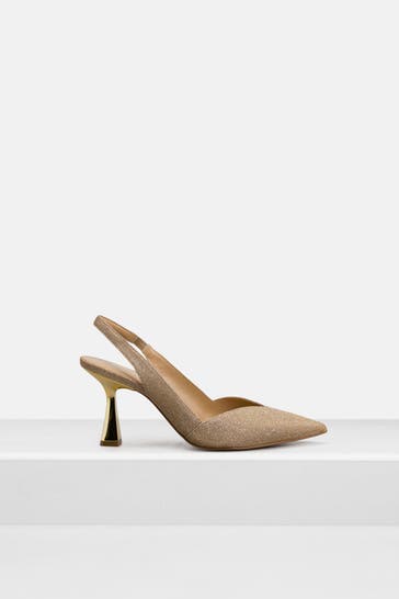 MICHAEL MICHAEL KORS Sling-Pumps 'Chelsea' champagner​