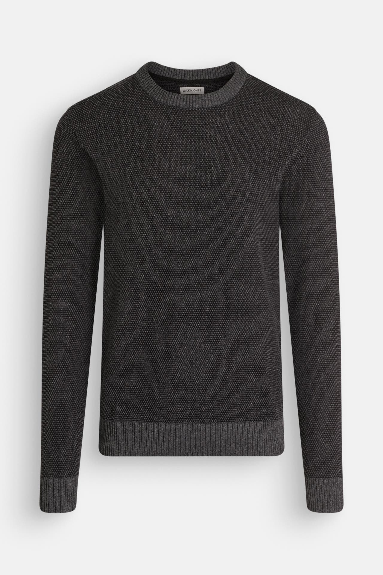 JACK & JONES Strickpullover 'JWHHglobe' anthrazit, Bild 1