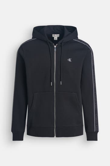 CALVIN KLEIN Sweatjacke schwarz