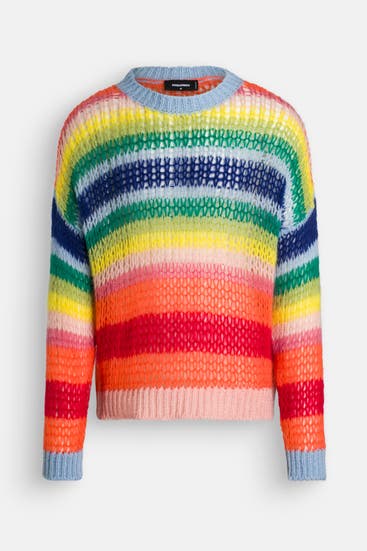 DSQUARED2 - Wollmix-Pullover mehrfarbig