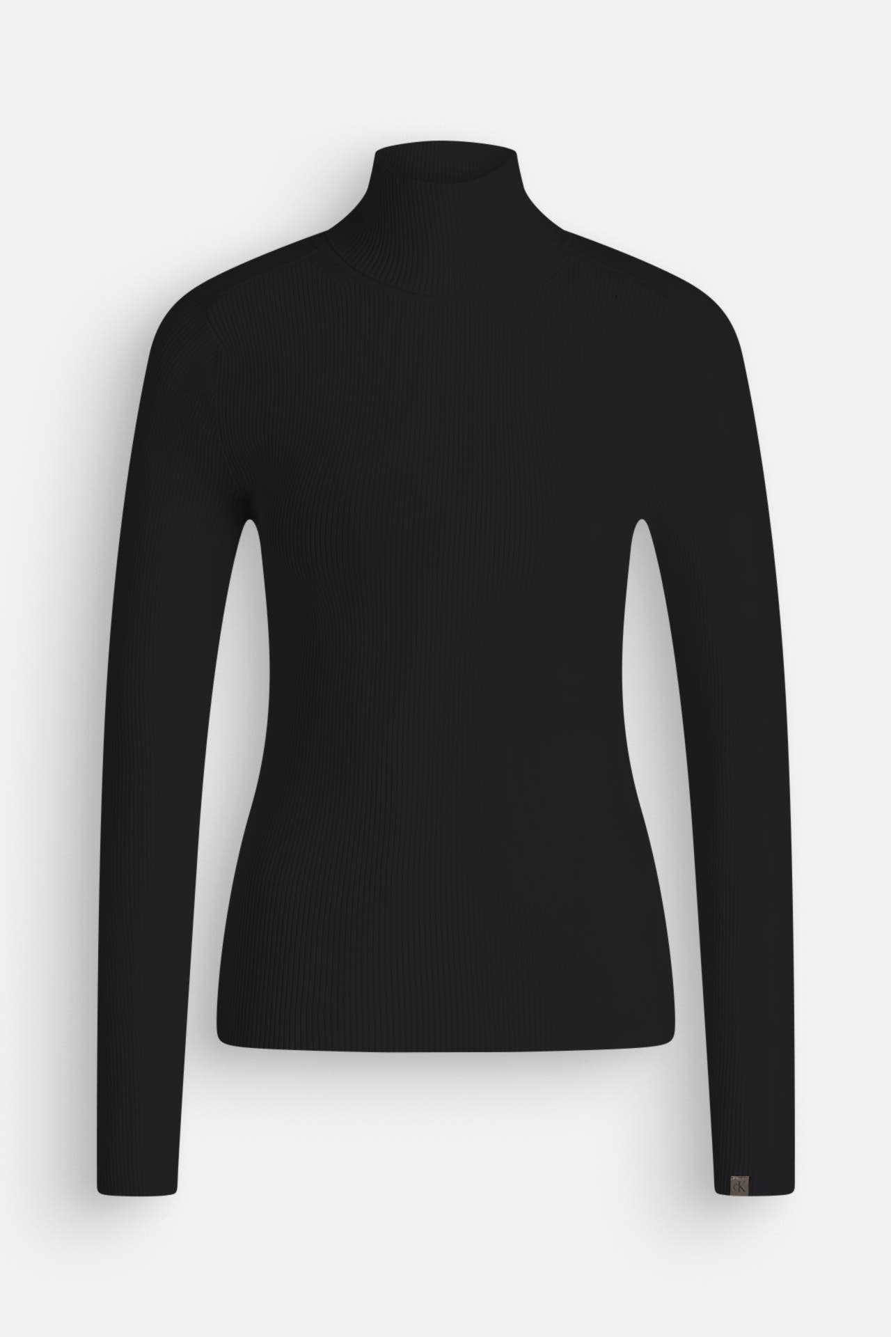 CALVIN KLEIN Rollkragenpullover schwarz, Bild 1