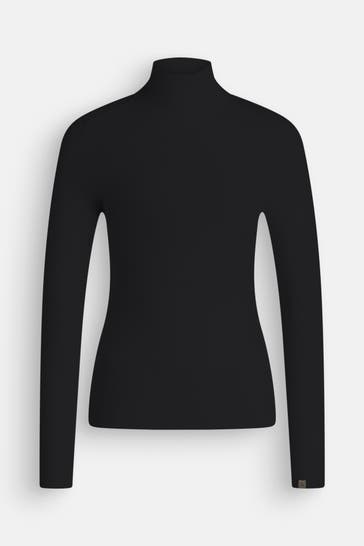 CALVIN KLEIN Rollkragenpullover schwarz