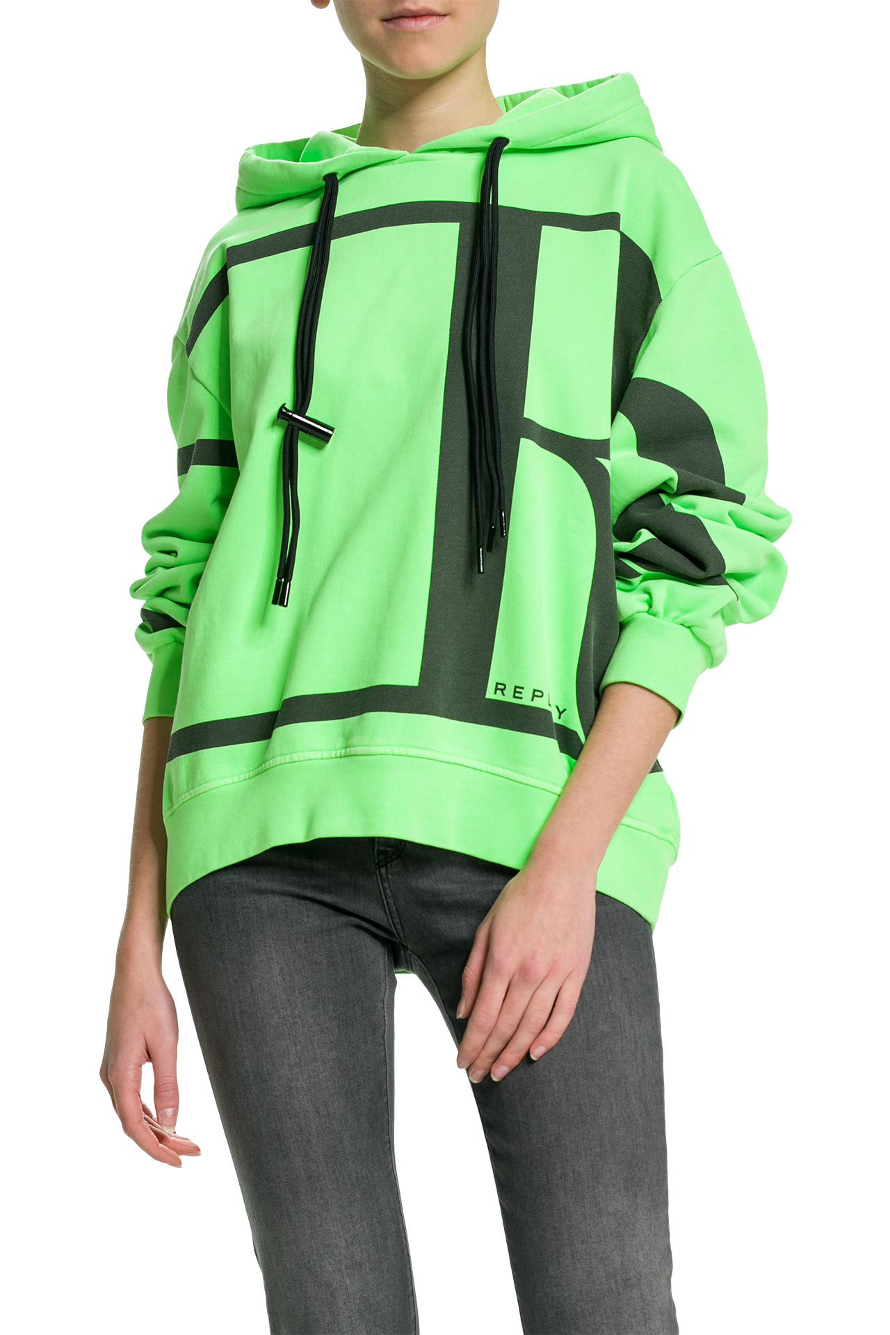 REPLAY Hoodie neongrün » günstig online kaufen | Outletcity