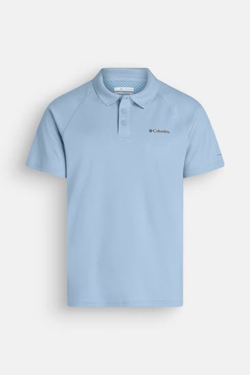 COLUMBIA Funktions-Polo 'Alpine Chill' taubenblau