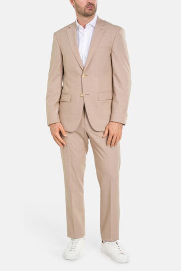 HECHTER Paris Wollmix-Anzug 'Juni' beige