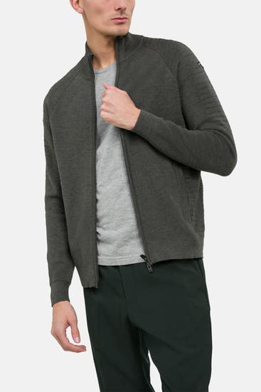 KJUS - Wollmixpullover dunkelgrau