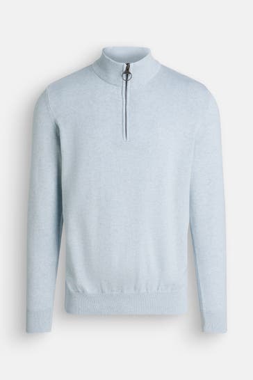 BARBOUR Strick-Troyer hellblau