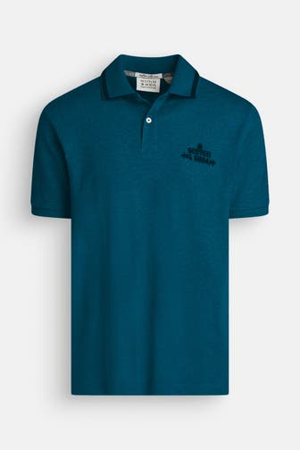 SCOTCH & SODA Polo-Shirt petrol