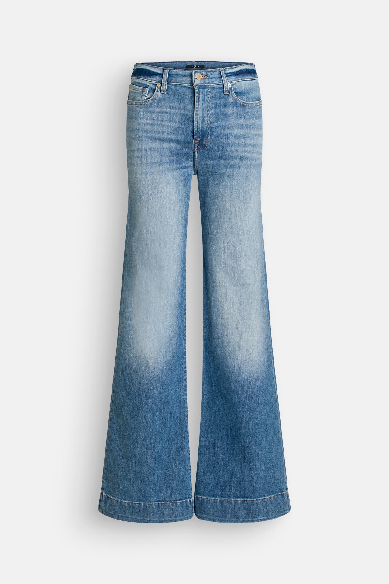 7 FOR ALL MANKIND Jeans blau flared, Bild 1