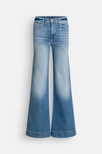 7 FOR ALL MANKIND Jeans blau flared