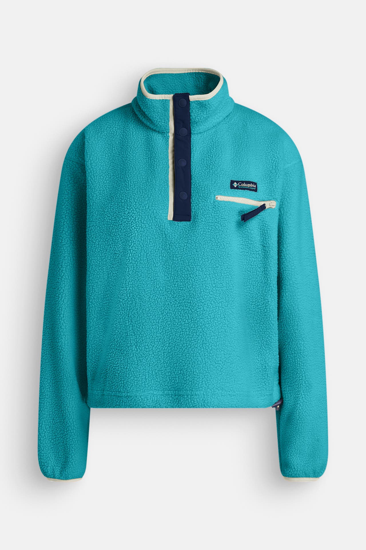COLUMBIA Fleece-Troyer 'Helvetia™' türkis, Bild 1
