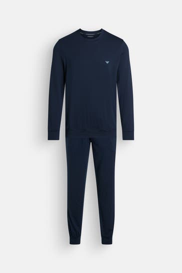 EMPORIO ARMANI Pyjama nachtblau