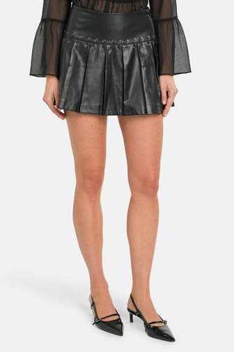GUESS Kunstlederrock 'Kamilia' schwarz
