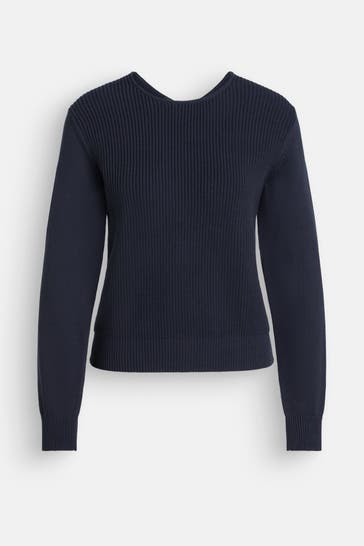 EMPORIO ARMANI Strickpullover dunkelblau