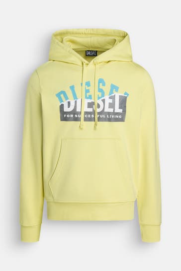 DIESEL Hoodie 'Ginn' gelb