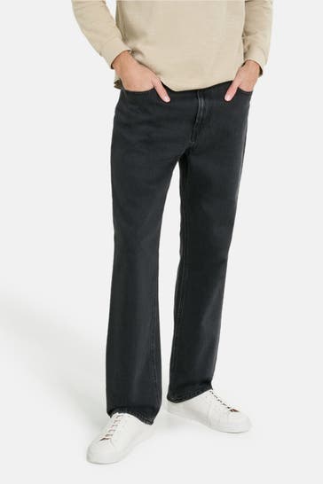 ALBERTO Jeans dunkelgrau Loose Fit